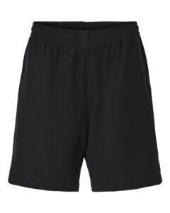 American Apparel 2PQ Unisex Pique Gym Shorts – Black