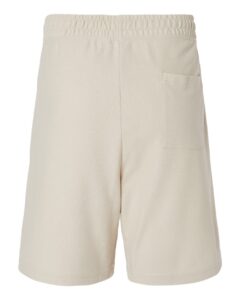 American Apparel 2PQ Unisex Pique Gym Shorts – Bone (back)