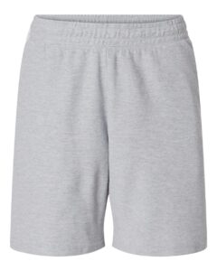 American Apparel 2PQ Unisex Pique Gym Shorts – Heather Grey