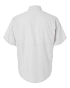 Paragon 700 Men’s Hatteras Performance Short Sleeve Fishing Shirt – Aluminum (back)