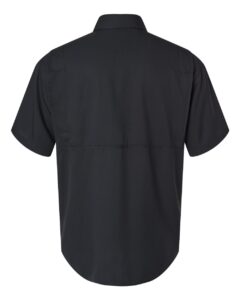 Paragon 700 Men’s Hatteras Performance Short Sleeve Fishing Shirt – Black (back)