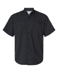 Paragon 700 Men’s Hatteras Performance Short Sleeve Fishing Shirt – Black