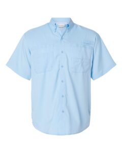 Paragon 700 Men’s Hatteras Performance Short Sleeve Fishing Shirt – Blue Mist