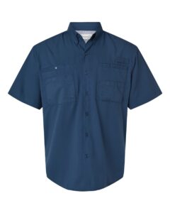 Paragon 700 Men’s Hatteras Performance Short Sleeve Fishing Shirt – Navy