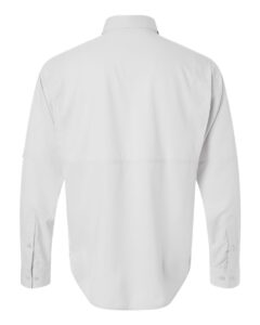 Paragon 702 Men’s Kitty Hawk Performance Fishing Shirt – Aluminum (back)