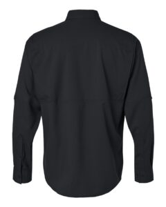 Paragon 702 Men’s Kitty Hawk Performance Fishing Shirt – Black (back)