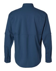 Paragon 702 Men’s Kitty Hawk Performance Fishing Shirt – Navy (back)