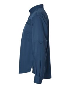 Paragon 702 Men’s Kitty Hawk Performance Fishing Shirt – Navy (side)