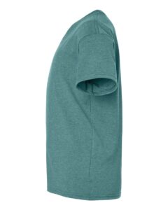 Hanes 498Y Youth Perfect-T T-Shirt – Cactus Heather (side)