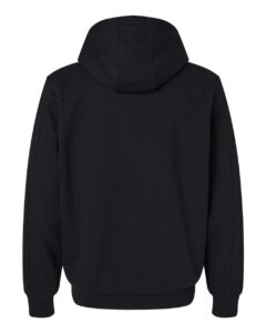 DRI DUCK 7348 Men’s Mission Full-Zip Hooded Jacket – Black (back)