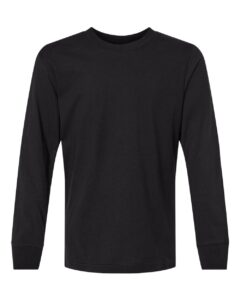 Next Level 3311 Youth Cotton Long Sleeve Tee – Black