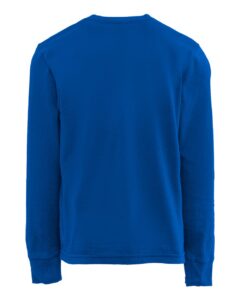 Next Level 3311 Youth Cotton Long Sleeve Tee – Royal (back)