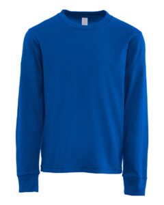 Next Level 3311 Youth Cotton Long Sleeve Tee – Royal