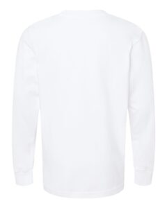 Next Level 3311 Youth Cotton Long Sleeve Tee – White (back)