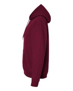 Hanes P170 Unisex EcoSmart® Hooded Sweatshirt – Athletic Cardinal (side)
