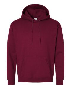 Hanes P170 Unisex EcoSmart® Hooded Sweatshirt – Athletic Cardinal