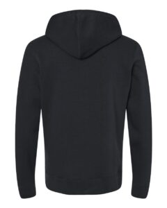 J. America 8720 Unisex BTB Fleece Hooded Sweatshirt – Black (back)