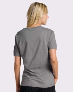 JERZEES 570MR Premium Cotton T-Shirt – Rock (on model back)