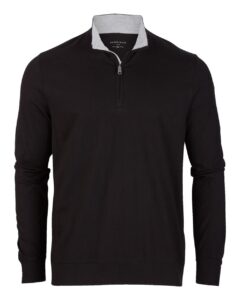 Boxercraft BM5205 Men’s Alumni Quarter-Zip Pullover – Black