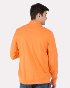 Boxercraft BM5205 Men’s Alumni Quarter-Zip Pullover – Mandarin (on model back)