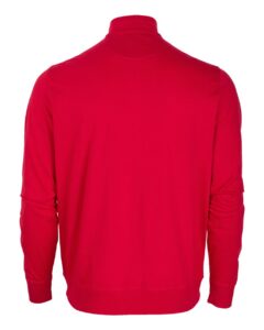 Boxercraft BM5205 Men’s Alumni Quarter-Zip Pullover – True Red (back)