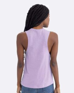 Next Level 5013 Women’s Festival Muscle Tank – Lavender (on model back)