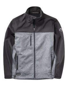 DRI DUCK 5350T Men’s Tall Motion Soft Shell Jacket – Topo/ Charcoal