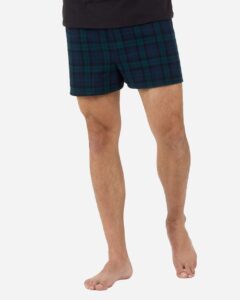 Boxercraft BM6701 Men’s Double Brushed Flannel Boxers – Scottish Tartan Plaid (on model)