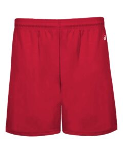Badger 2146 Youth B-Core 4″ Pocketed Shorts – Red