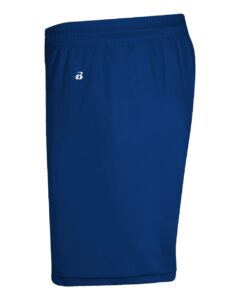 Badger 2146 Youth B-Core 4″ Pocketed Shorts – Royal (side)