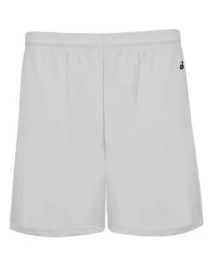 Badger 2146 Youth B-Core 4″ Pocketed Shorts – Silver