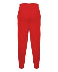 Badger 1216 Women’s Sport Athletic Fleece Joggers – Red (back)