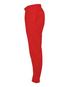 Badger 1216 Women’s Sport Athletic Fleece Joggers – Red (side)