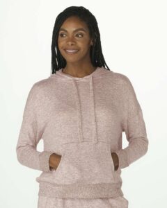 Boxercraft BW1501 Women’s Cuddle Fleece Hooded Sweatshirt – Espresso Heather
