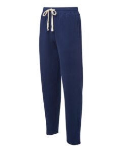 MV Sport 22744 Unisex Vintage Fleece Joggers – Vintage Blue (side)