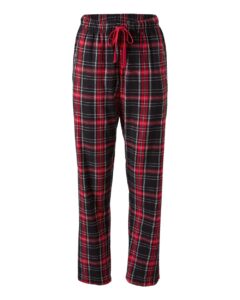 Boxercraft BW6620 Women’s Haley Flannel Pants – Black/ Red Kingston Plaid