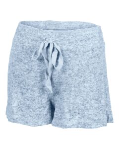 Boxercraft L11 Women’s Cuddle Fleece Shorts – Sky Blue Heather