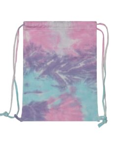 Colortone 9500 Tie-Dyed Drawstring Bag – Cotton Candy