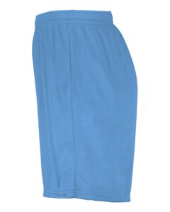 Augusta Sportswear 1851 Youth Modified Mesh Shorts – Columbia Blue (side)