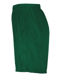 Augusta Sportswear 1851 Youth Modified Mesh Shorts – Dark Green (side)