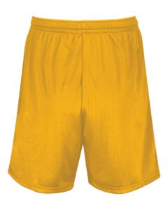 Augusta Sportswear 1851 Youth Modified Mesh Shorts – Gold (back)