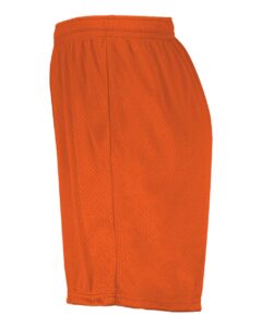 Augusta Sportswear 1851 Youth Modified Mesh Shorts – Orange (side)