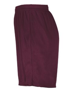 Augusta Sportswear 1850 Men’s Modified 7″ Mesh Shorts – Maroon (side)
