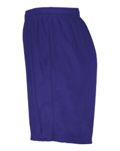 Augusta Sportswear 1850 Men’s Modified 7″ Mesh Shorts – Purple (side)