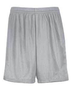 Augusta Sportswear 1850 Men’s Modified 7″ Mesh Shorts – Silver