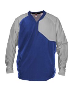 Alleson Athletic 3JLS21A Unisex Field Batters Jacket – Royal/ Grey