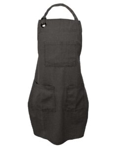 Liberty Bags 5511 5-Pocket Recycled Cotton Denim Apron – Black Denim
