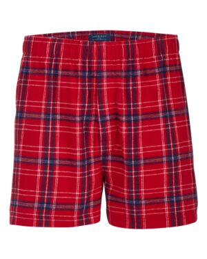 Boxercraft BM6701 Men’s Double Brushed Flannel Boxers – Brick Red Kingston