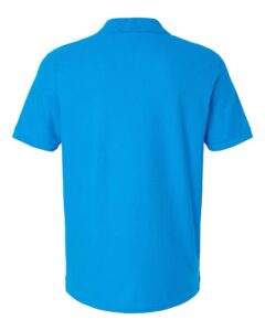 Gildan 85800 Unisex Hammer™ Pique Polo – Sapphire (back)