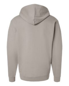 Independent Trading Co. SS4500 Unisex Midweight Hooded Sweatshirt – Cement (back)